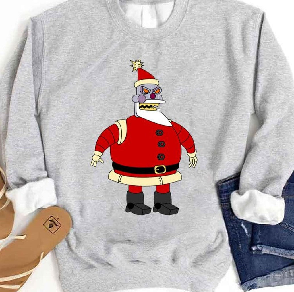 Santa Claus Bot Christmas Sweatshirt