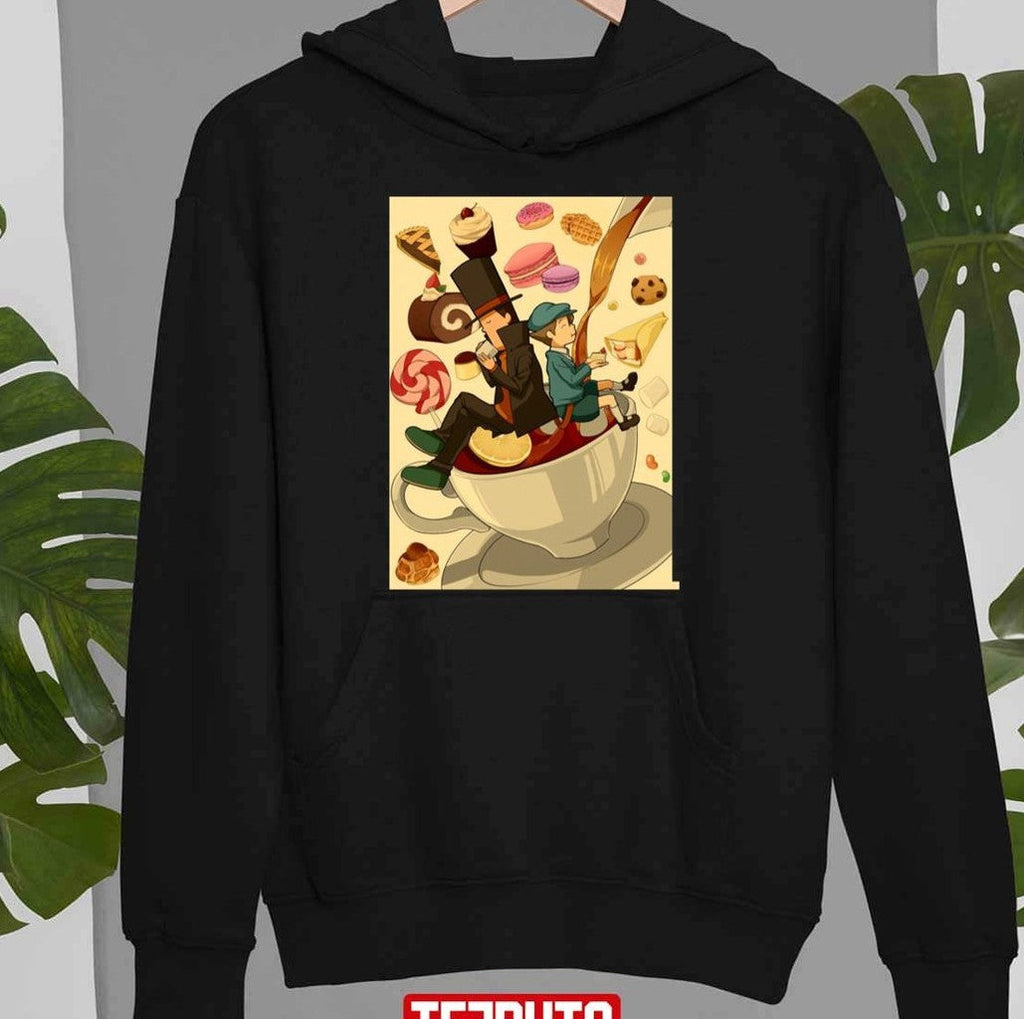 Professor Layton &amp; Luke Coffee Fanart Unisex T-Shirt
