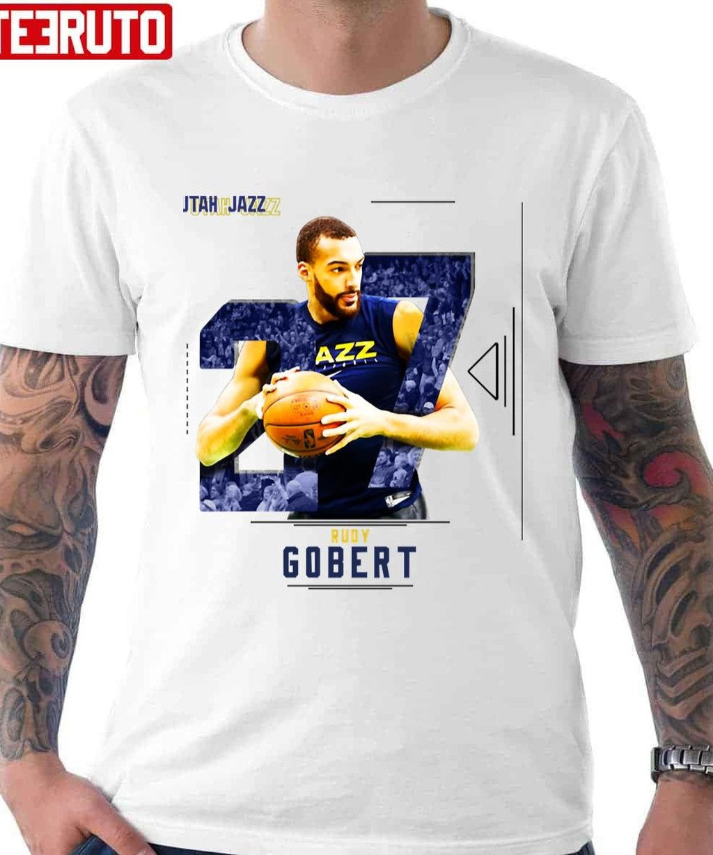 Rudy Gobert NBA Basketball Utah Jazz Design Unisex T-Shirt