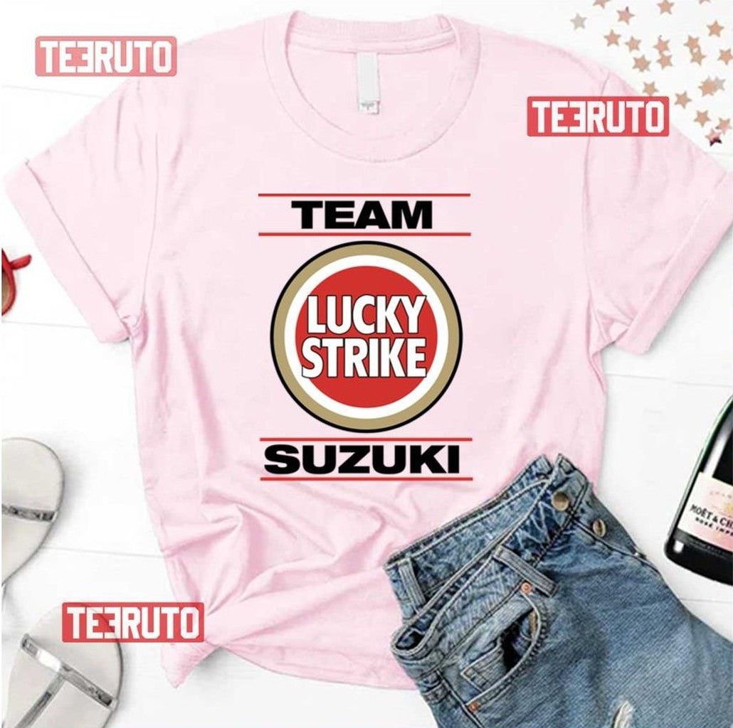 Team Suzuki 500cc Lucky Strike Unisex T-Shirt