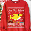 Baby Shark Christmas Knit Doo Doo Doo Unisex Sweatshirt