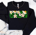 BoHo Style Floral FDT Shirt and Fvck His Voters Too Anti-Trump Sweatshirt - Fvck Trump Statement Pullover
