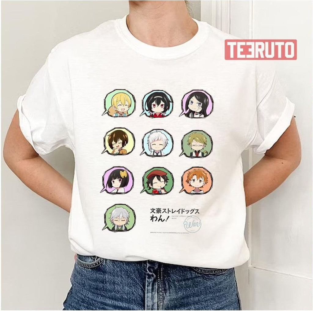 Armed Detective Agency Characters In Bubbles Unisex T-Shirt