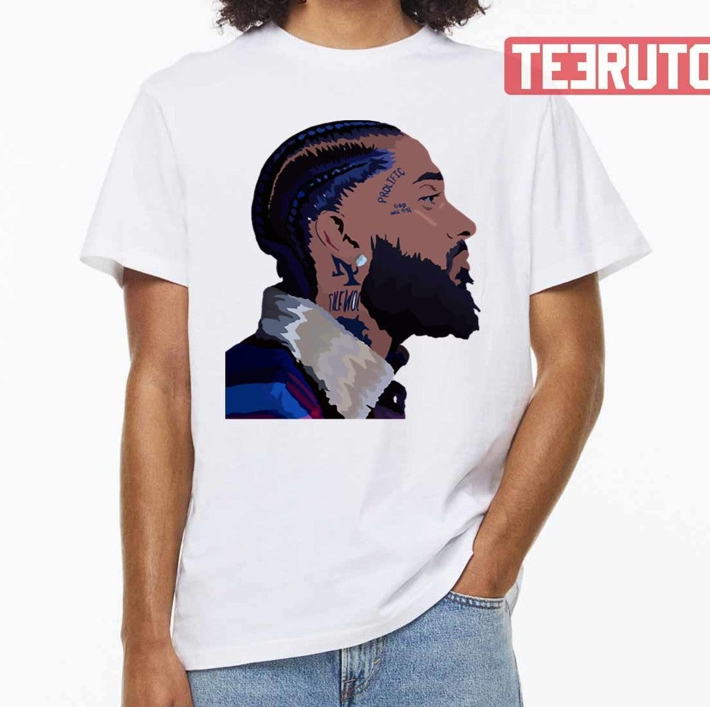 Side Profile With Eye Nipsey Hussle Unisex T-shirt