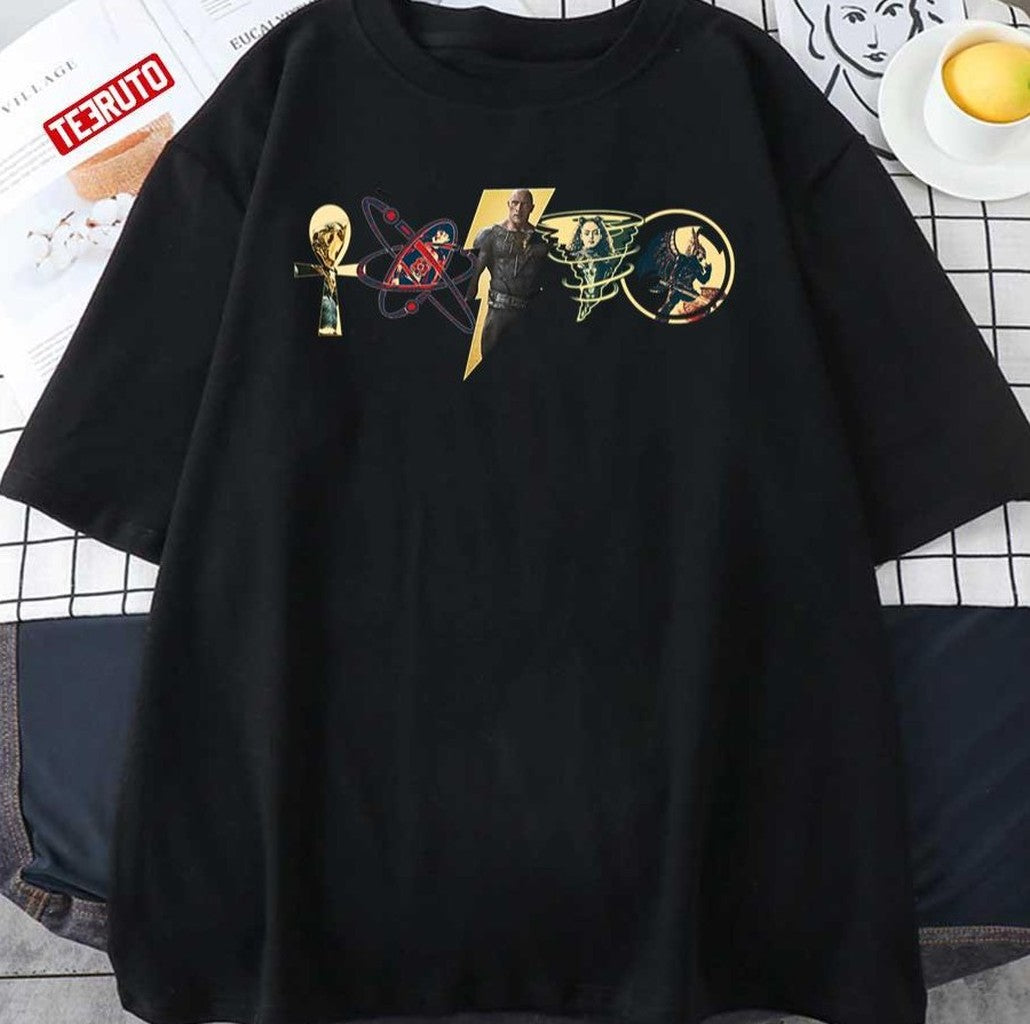 Black Adam Symbols Unisex T-shirt