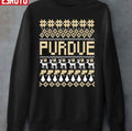 Purdue Boilermakers Holiday Ugly Unisex Sweatshirt