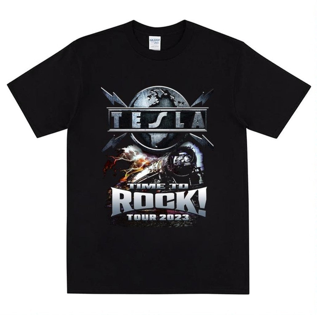 Tesla Time To Rock Brian1 2023 New Tour Unisex Sweatshirt