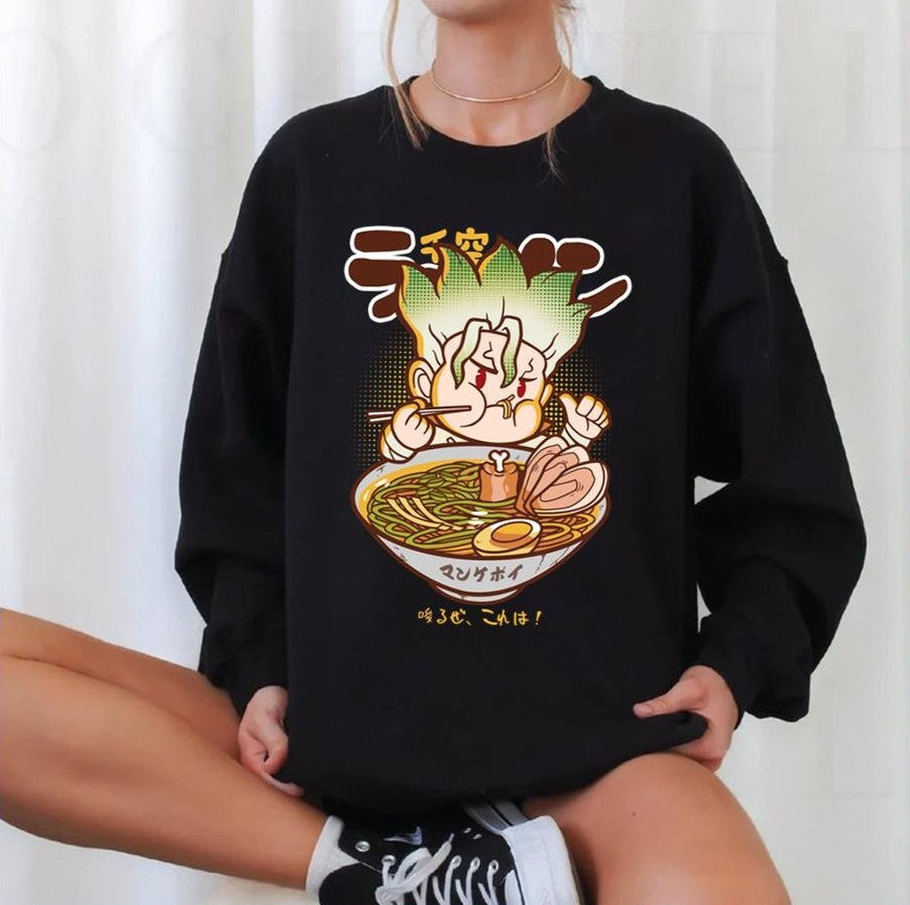 Senku Ishigami &amp; Ramen Dr Stone Unisex Sweatshirt