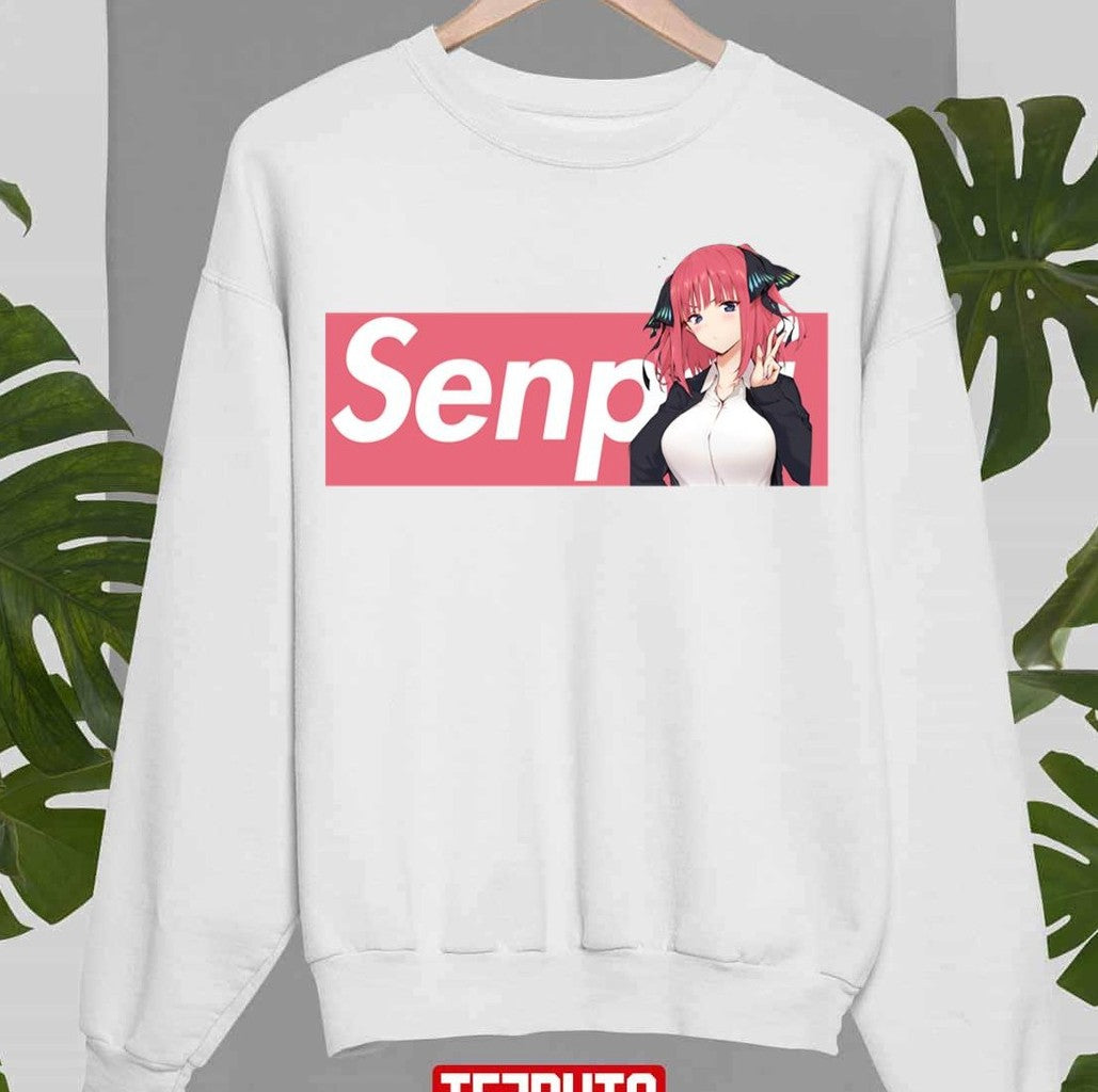 Senpai Anime Nakano Nino Unisex Sweatshirt