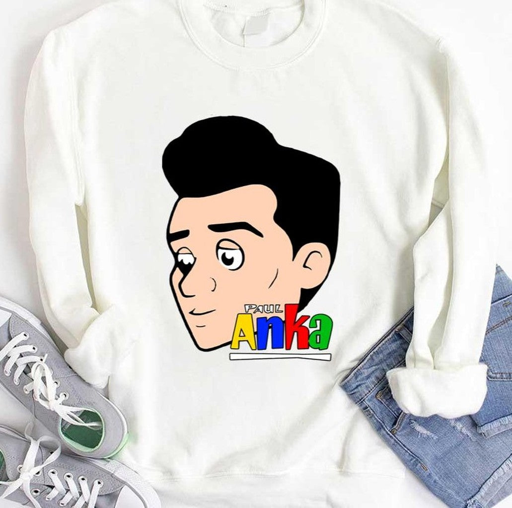 Paul Anka Tribute Cartoon Art Unisex Hoodie