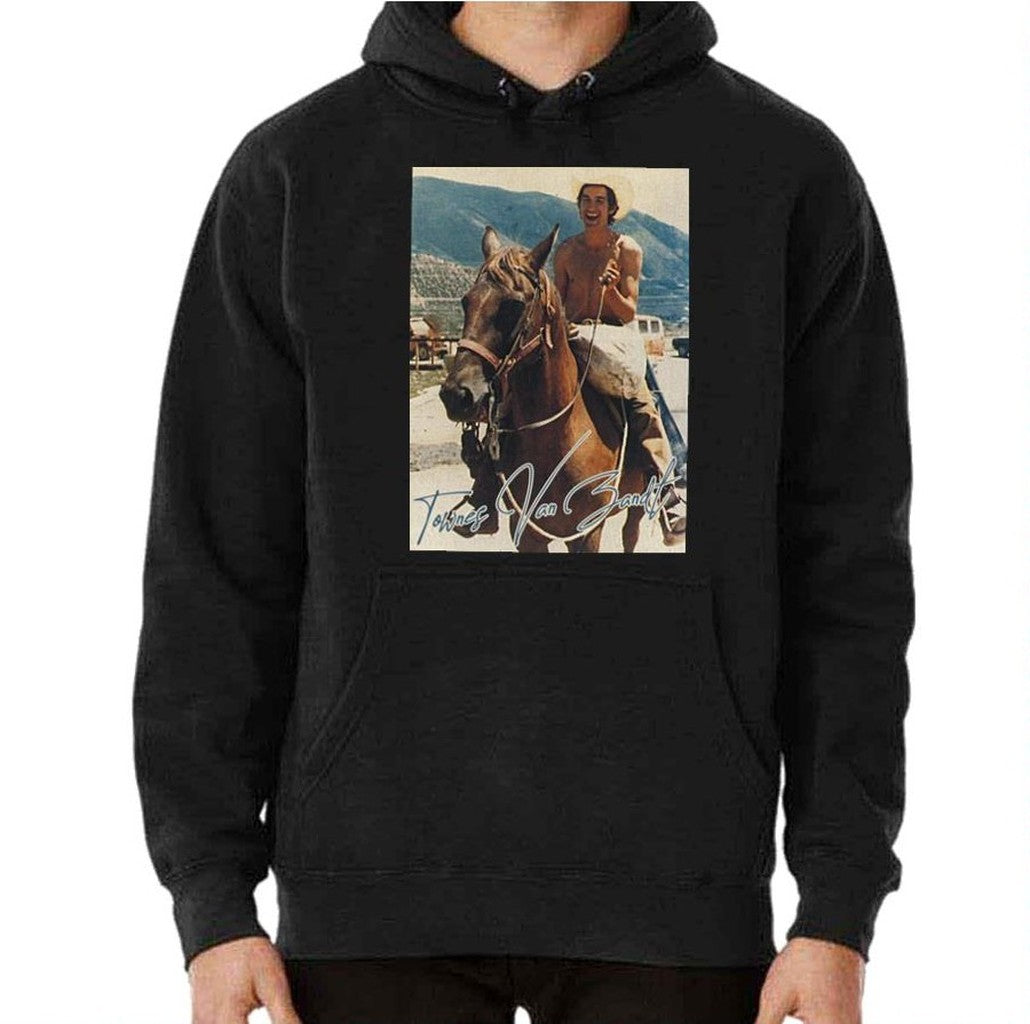 Retro On Horse Fan Art Townes Van Zandt Unisex T-Shirt
