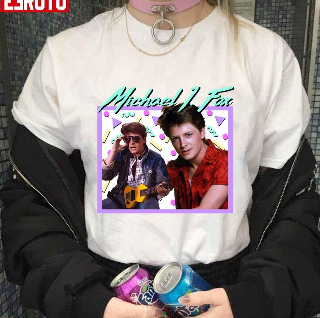 80s Michael J Fox Graphic Unisex T-shirt