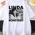 Retro American Flag Linda Ronstadt Unisex T-Shirt