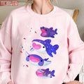 Planktivore Cute Digital Design Sharks Unisex Sweatshirt
