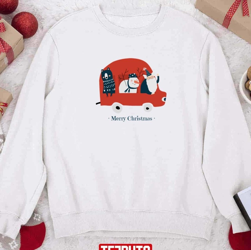Santa Car Sweatshirt