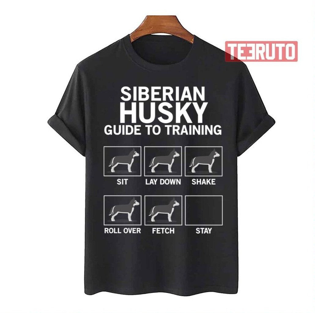 Siberian Husky Guide To Training Unisex T-Shirt
