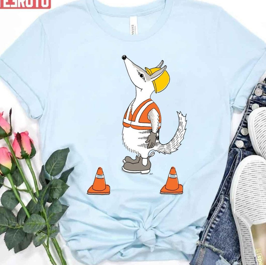 Numbat In A Hardhat Worker Unisex T-Shirt
