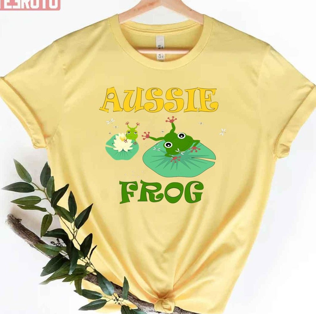 Aussie Frog Australian Tree Frog Let's Protect Our Frogshello Froggy Unisex T-Shirt