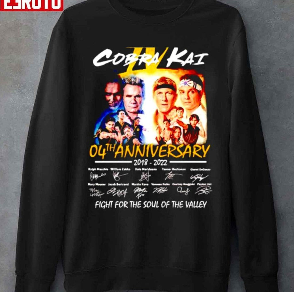 4th Anniversary Cobra Kai Design Unisex T-Shirt