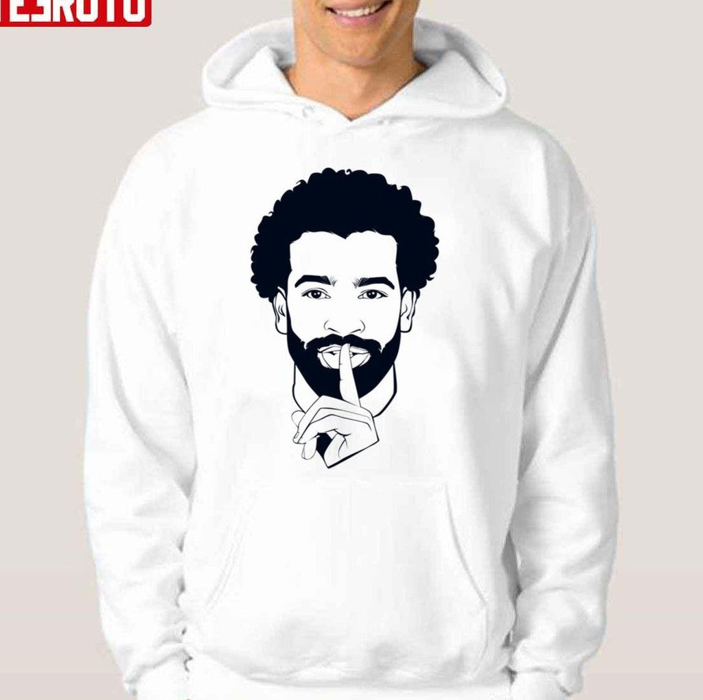 Shhhh Mohamed Salah Footballer Funny Moment Unisex Hoodie