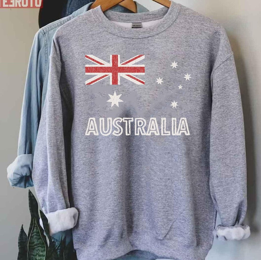 Australian Flag Distressed Unisex Sweatshirt