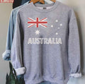 Australian Flag Distressed Unisex Sweatshirt