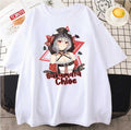 Sakamata Chloe Hololive Red Girl Unisex T-Shirt