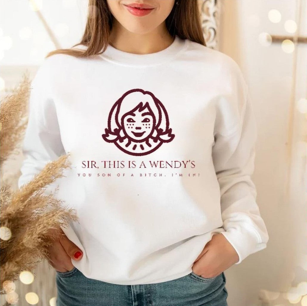 Sir This Is A Wendy's Wsb Unisex Sweatshirt