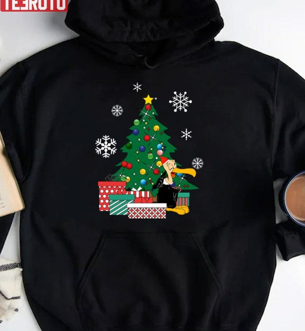 Beaky Buzzard Around The Christmas Tree Unisex Sweatshirt