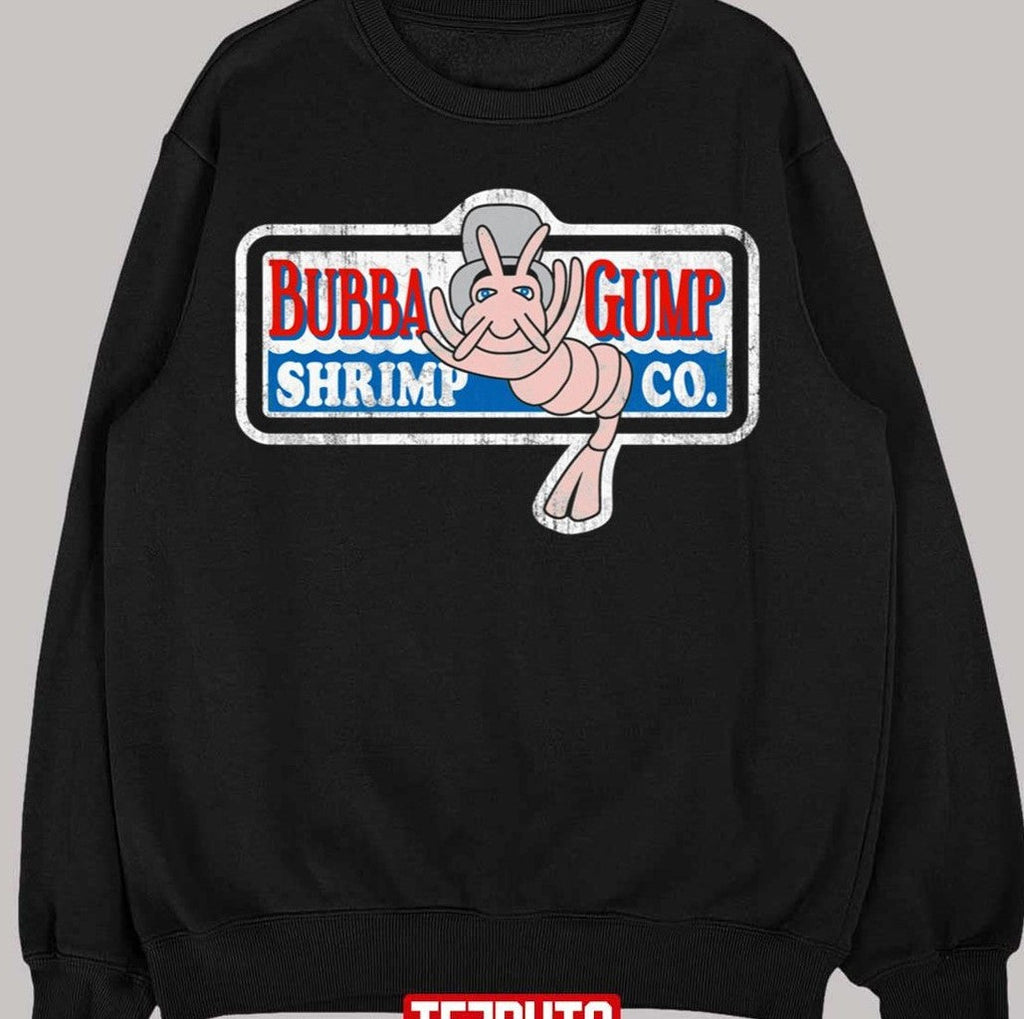 Shrimp Restaurant Logo Movie Vintage Forrest Gump 90s Movie Unisex Sweatshirt