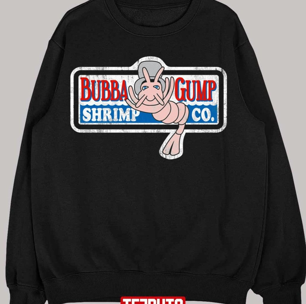 Shrimp Restaurant Logo Movie Vintage Forrest Gump 90s Movie Unisex Sweatshirt