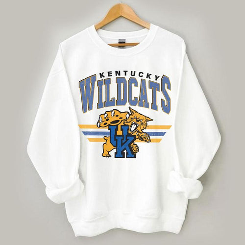 48. Kentucky Wildcats Vintage NCAA Sportswear, University Team Apparel, Classic Basketball and Baseball Gift