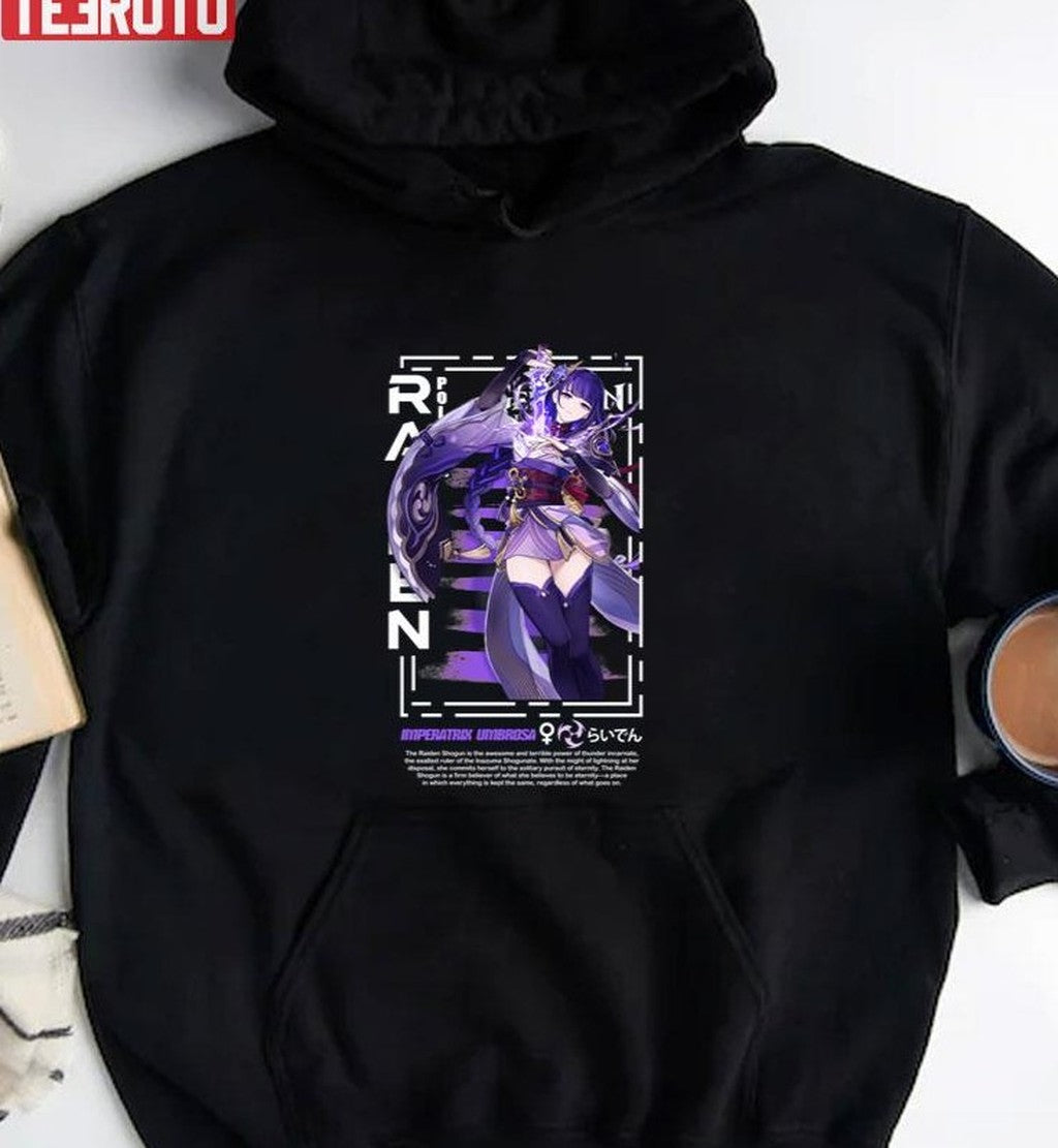 Raiden Shogun Genshin Impact Aesthetic Unisex T-Shirt