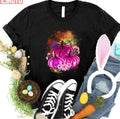 Pink Pumpkin Halloween Artwork Unisex T-Shirt