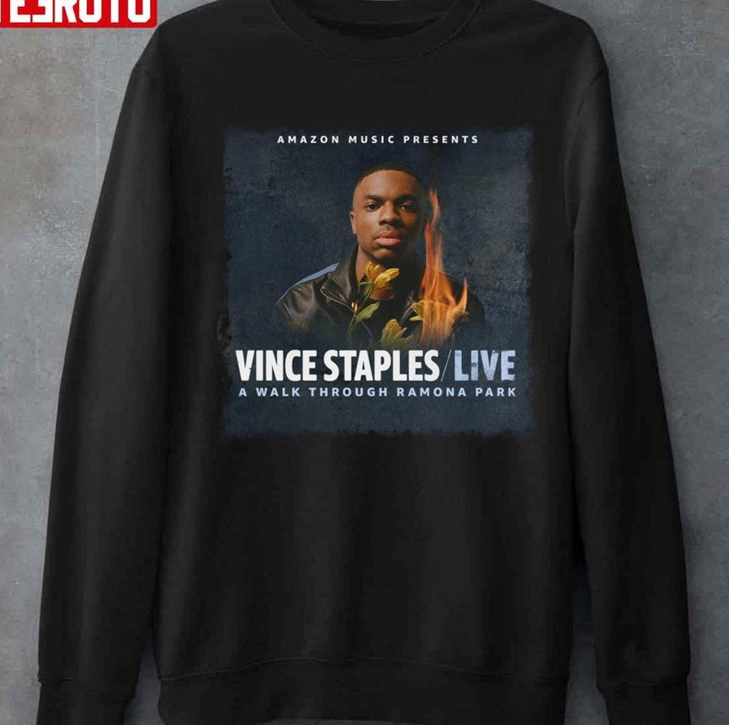 Music Presents Vince Staples Live A Walk Through Ramona Park Unisex T-shirt