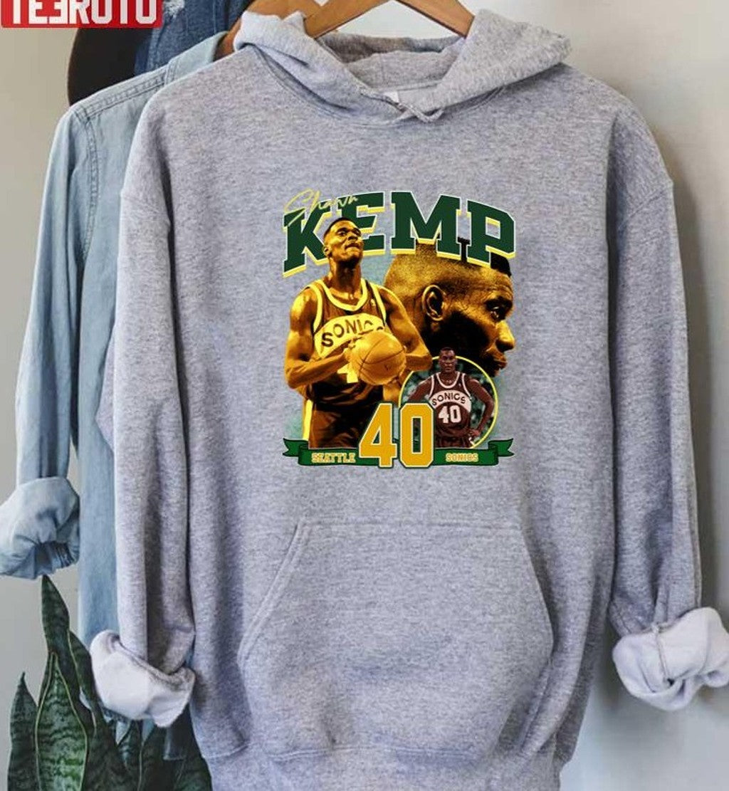 Shawn Kemp The Reignman Bootleg Rap Style Vintage Retro 80s 90s Sweatshirt