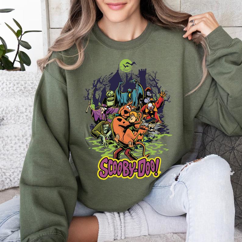 Vintage Scooby Shirt, 90s Horror Movie T-Shirt, Retro Halloween Sweatshirt, Scoopydoo T-Shirt, Vintage Horror Movie Character Tee, Vintage Halloween S