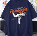 Baseball Pitcher Justin Verlander Score Team Houston Unisex T-shirt