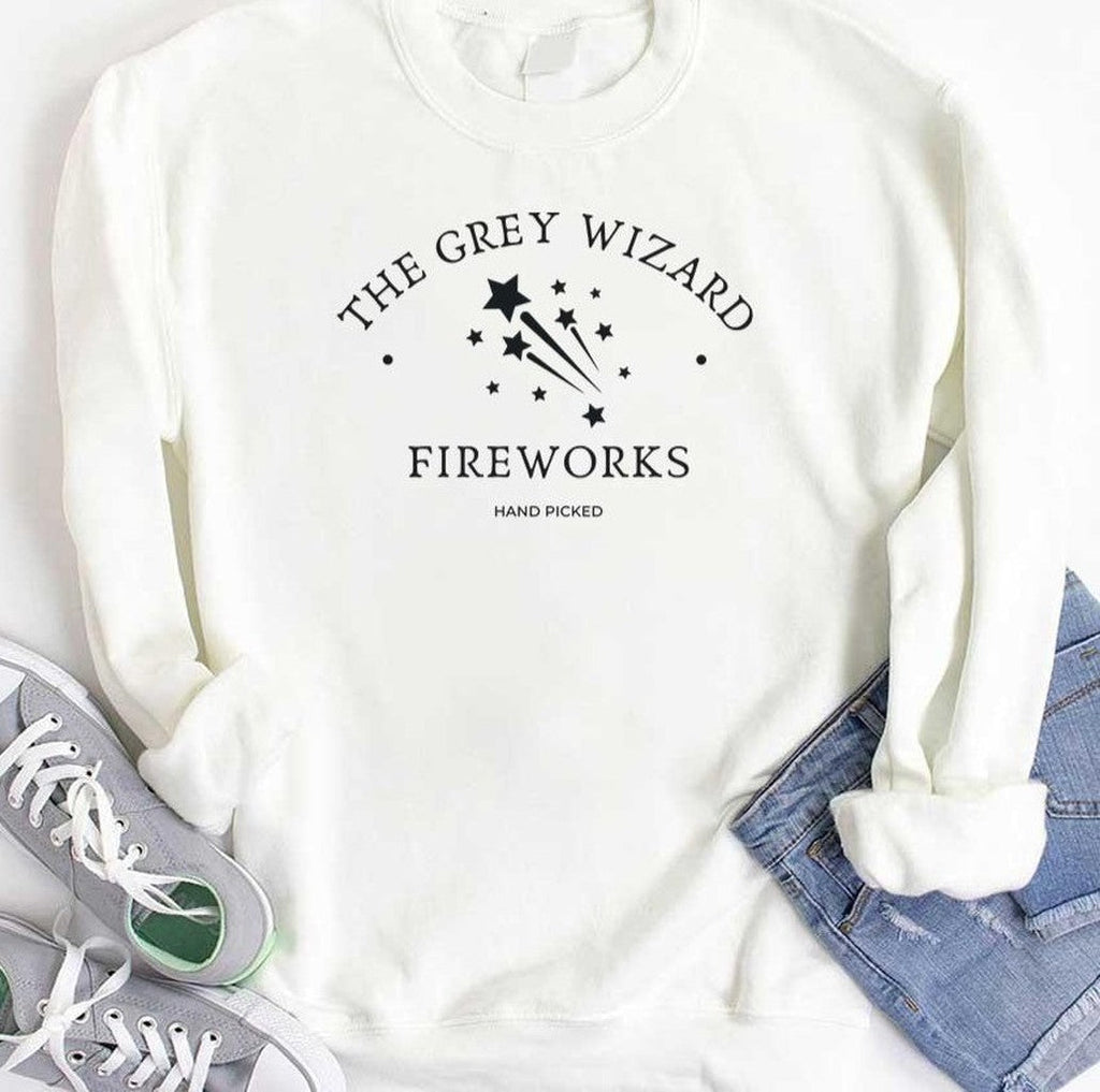 The Grey Wizard Fireworks Unisex T-Shirt
