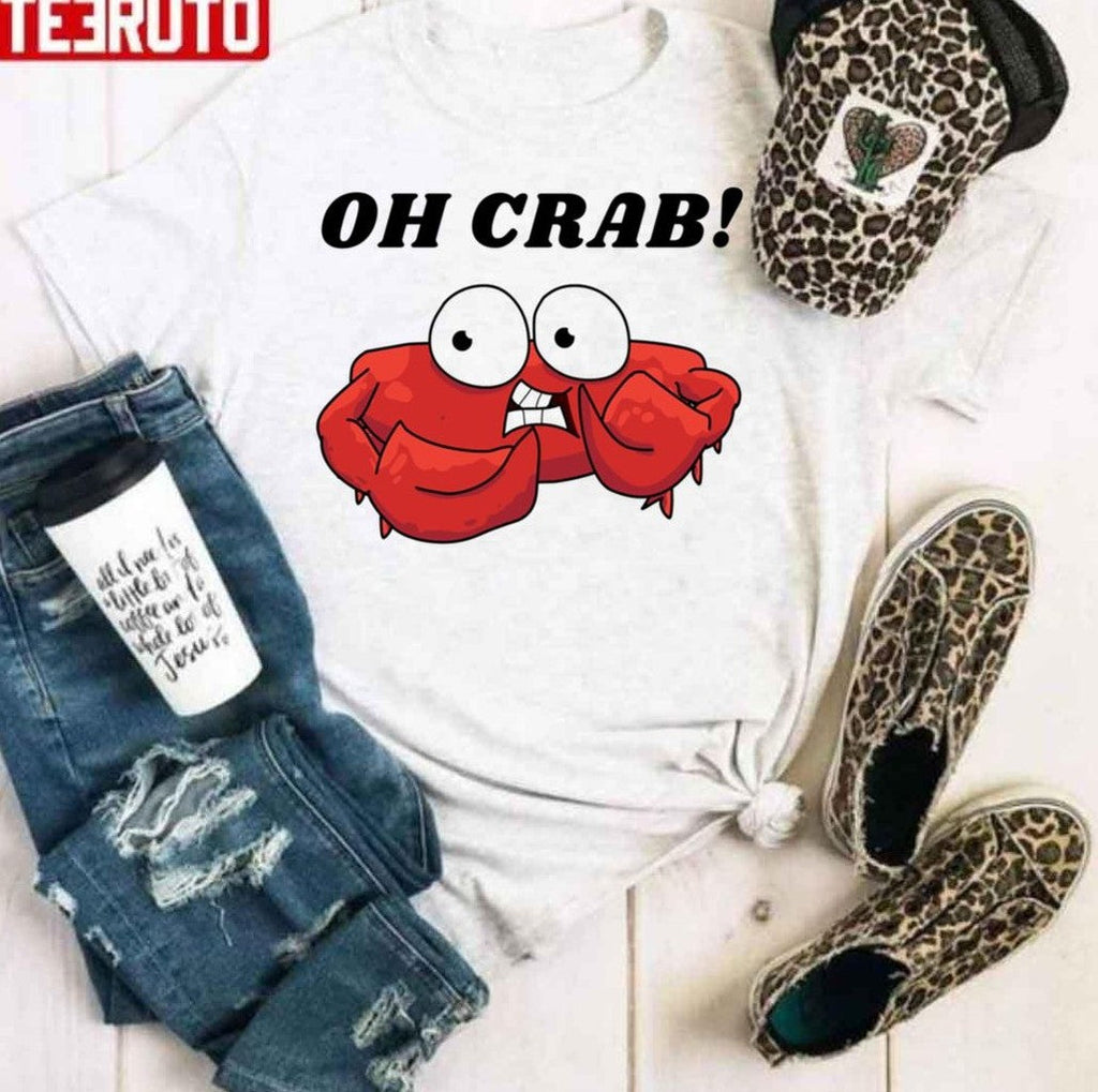 Oh Crab Funny Cute Animal Unisex Hoodie