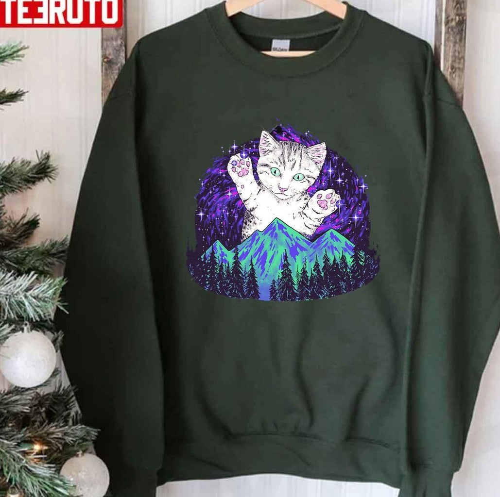 Aurora Meowealis Unisex T-Shirt