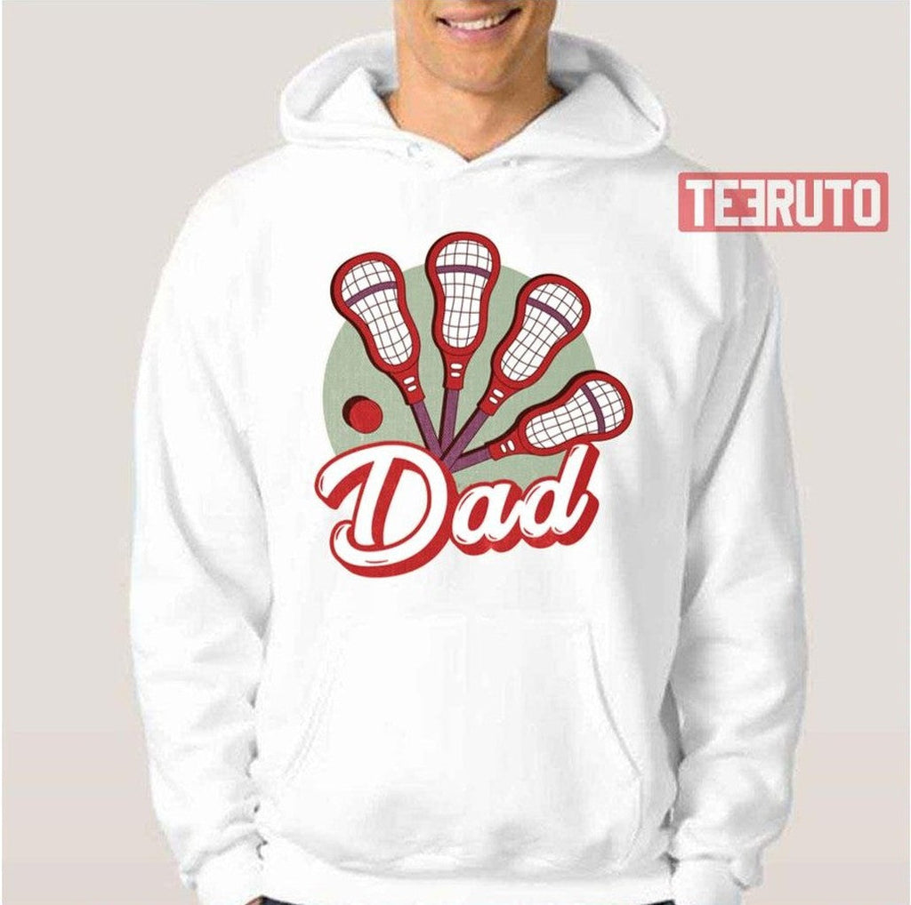 Retro Lacrosse Dad Father Vintage Lacrosse Unisex T-Shirt
