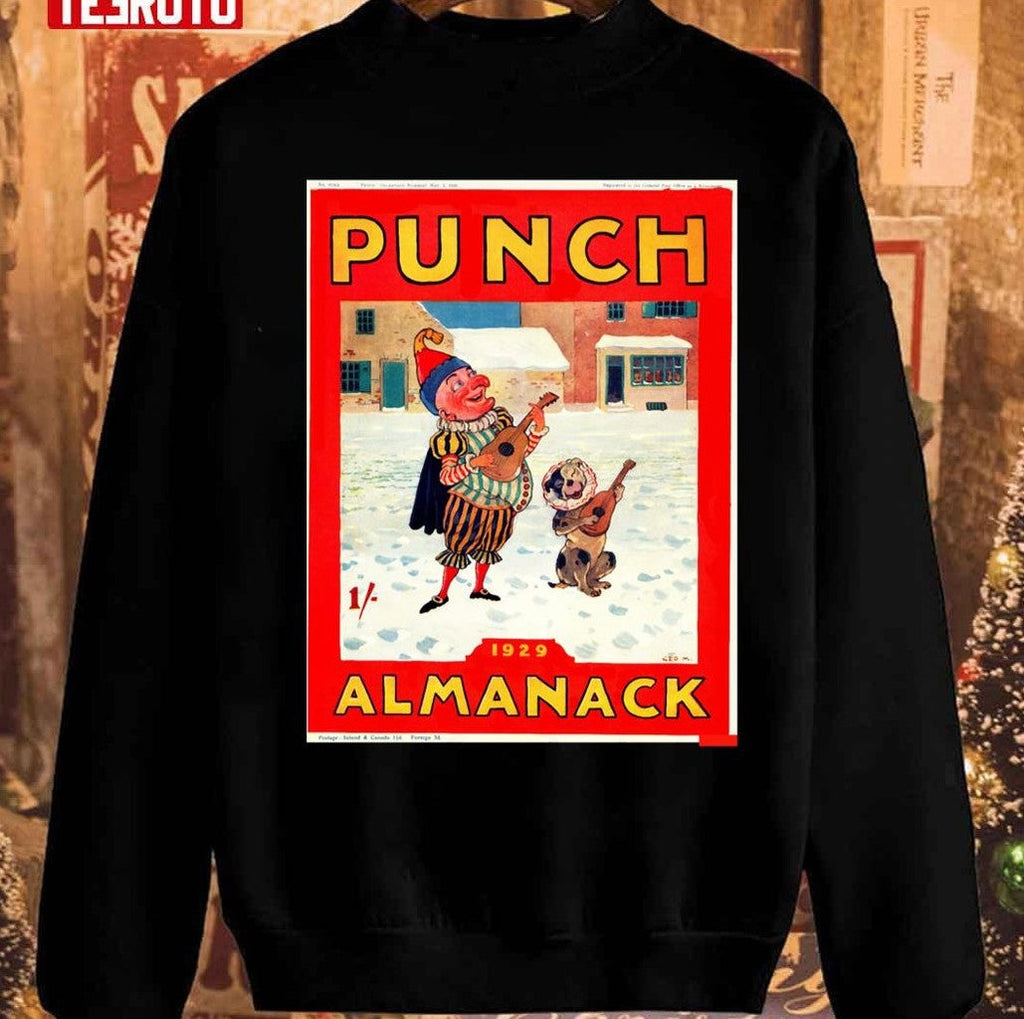 Punch Almanack Cover 1929 Unisex Sweatshirt