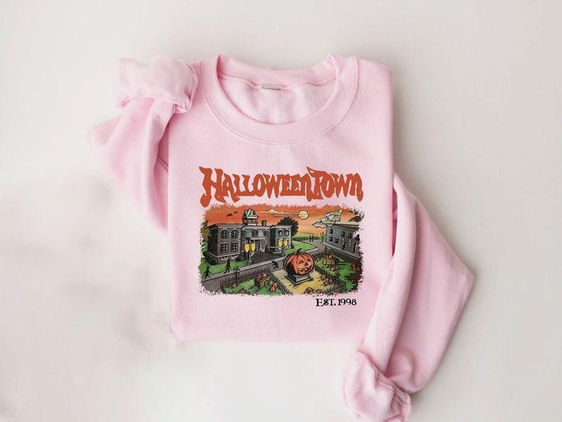 Halloweentown Est 1998 Sweatshirt - Shirt- Hoodie, Halloweentown University, Retro Halloweentown Sweatshirt, Fall Sweatshirt, Halloween Sweatshirt, Fu