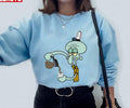 More Coffee Squidward From Spongebob Sticker Unisex Sweatshirt