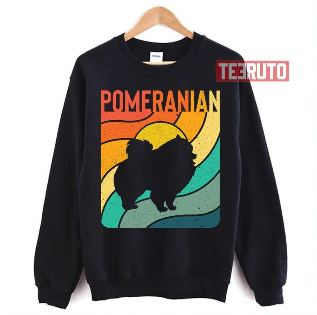 Pomeranian Dog Vintage Pet Lover Unisex T-Shirt