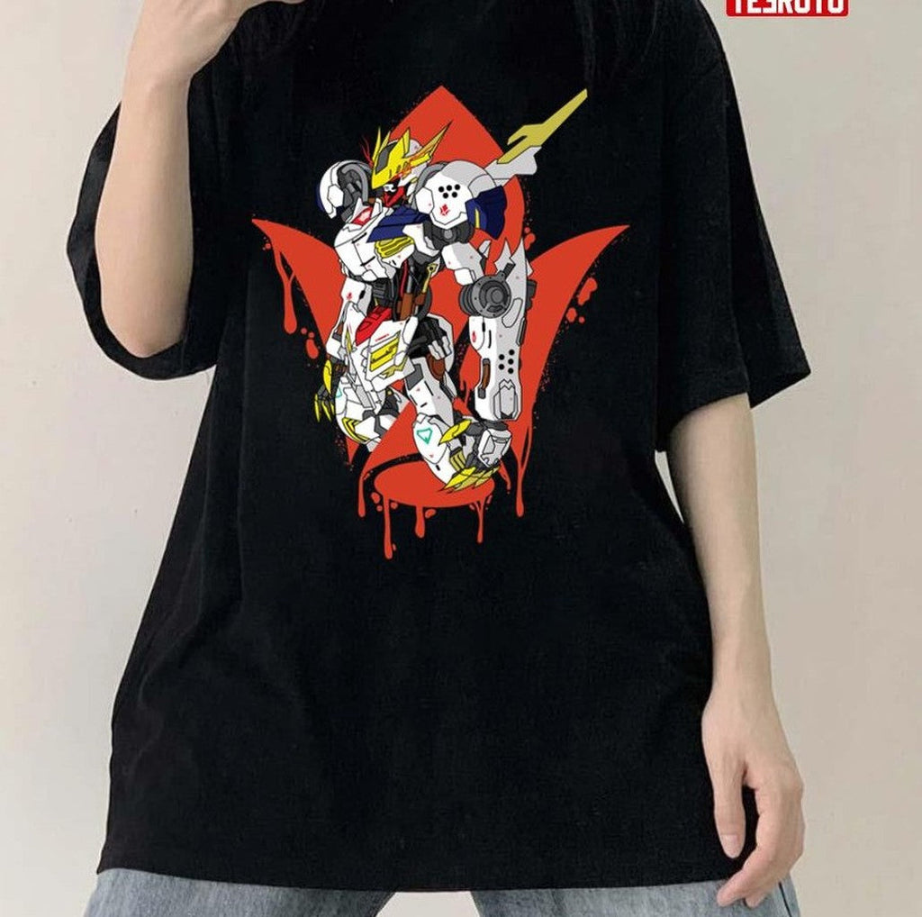 Barbatos Lupus Rex &amp; Tekkadan Logo Mobile Suit Gundam Unisex Sweatshirt