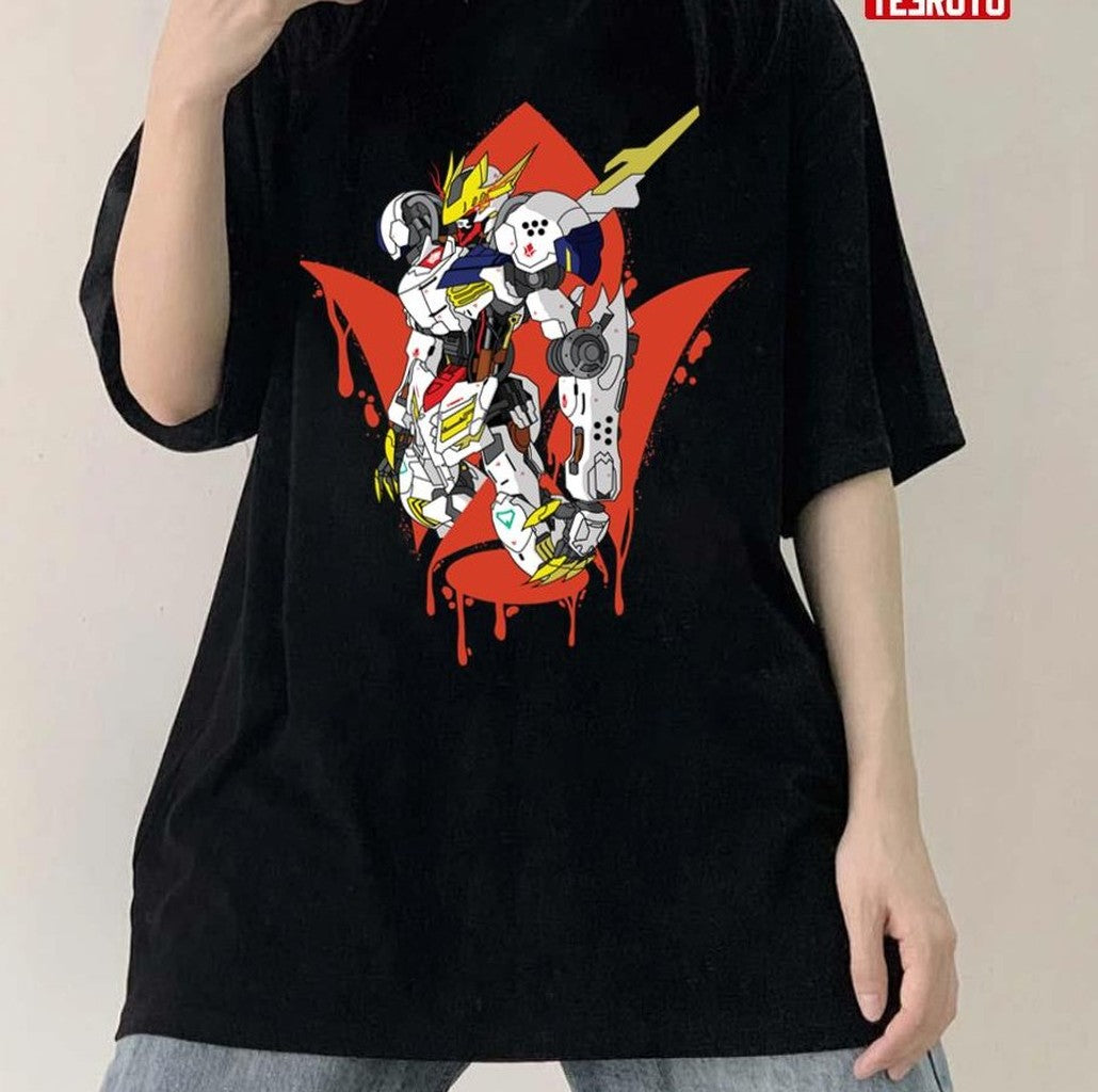 Barbatos Lupus Rex &amp; Tekkadan Logo Mobile Suit Gundam Unisex Sweatshirt