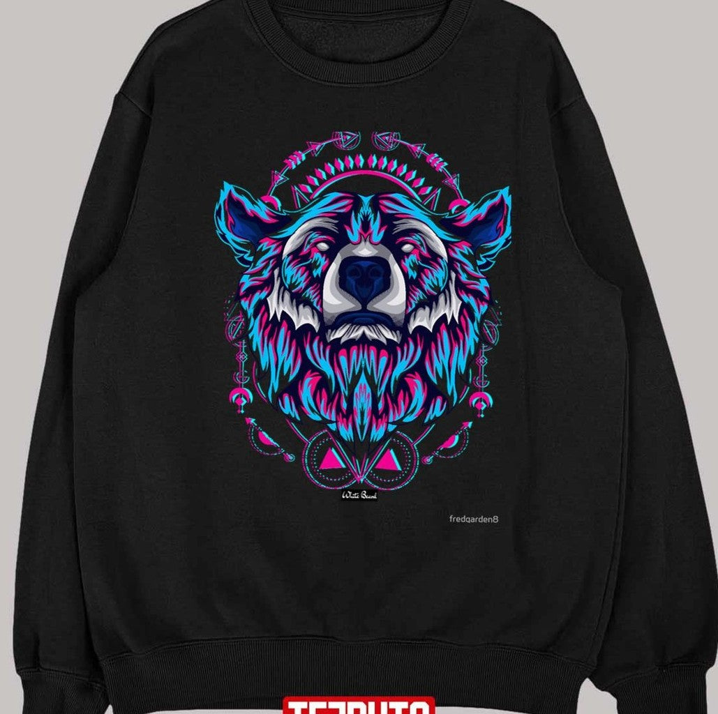 Bear Glitch Pop Art Unisex T-Shirt