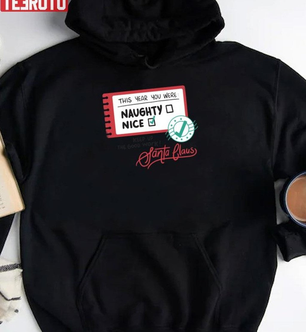 Santa's Naughty And Nice List Unisex Sweatshirt